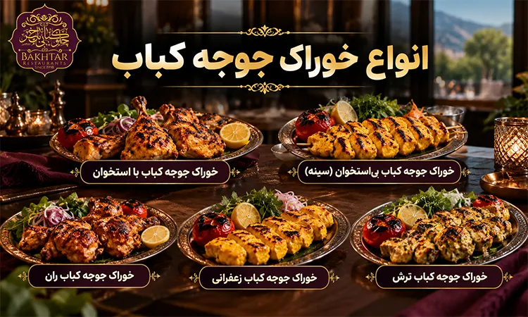 انواع خوراک جوجه کباب